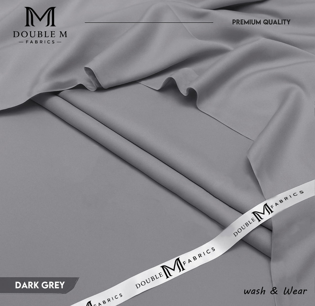 Premium Wash & Wear Suit Dark Grey